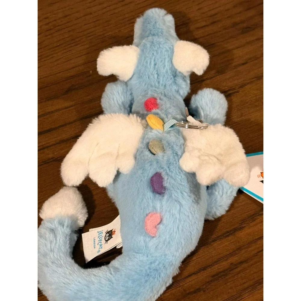 NWT Authentic Jellycat Sky Dragon Bag Charm Keychain Collectible SAME DAY SHIP